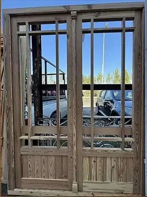 Puerta 2 hojas estilo griego