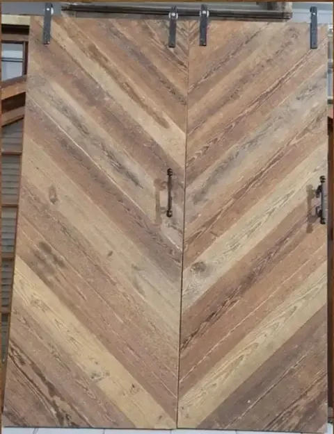 Puerta granero estilo rústico